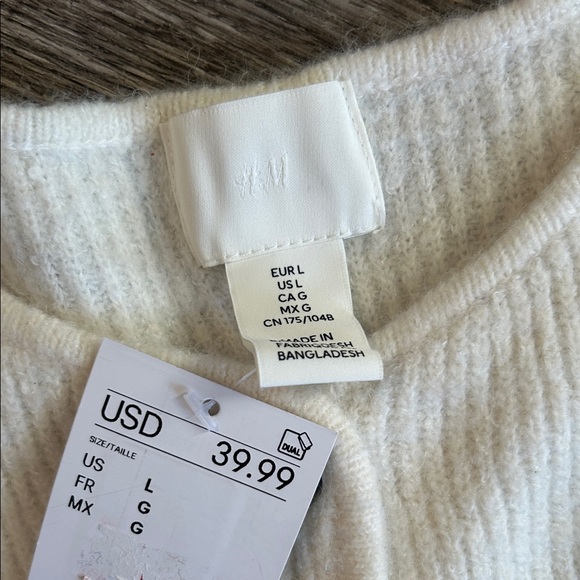 H&M Ribbed Button-Up Cardigan - Picture 3 of 9